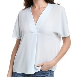 Elegant Light Blue Women's Top